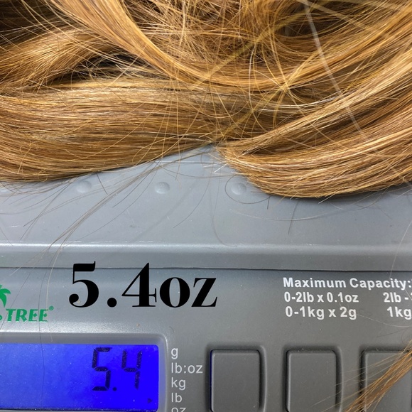 wig SHAKE-N-GO red / blonde 19" long average straight bangs synthetic 5.4oz Mod - Picture 17 of 17